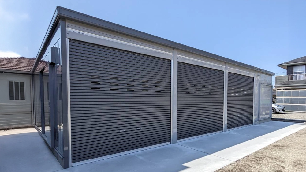 シャッター付きガレージのイメージ画像