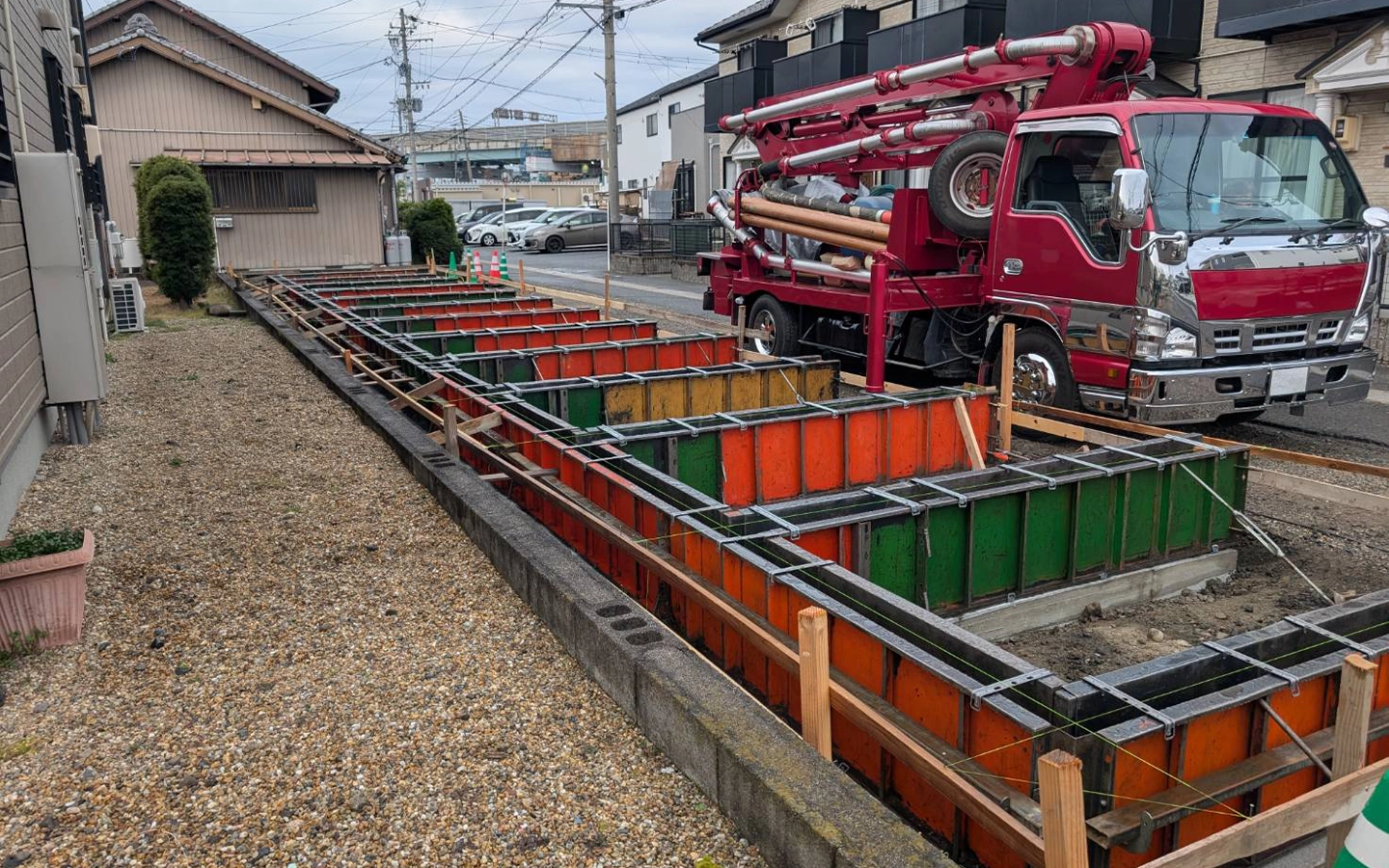 施工事例２の基礎工事の画像のサムネイル